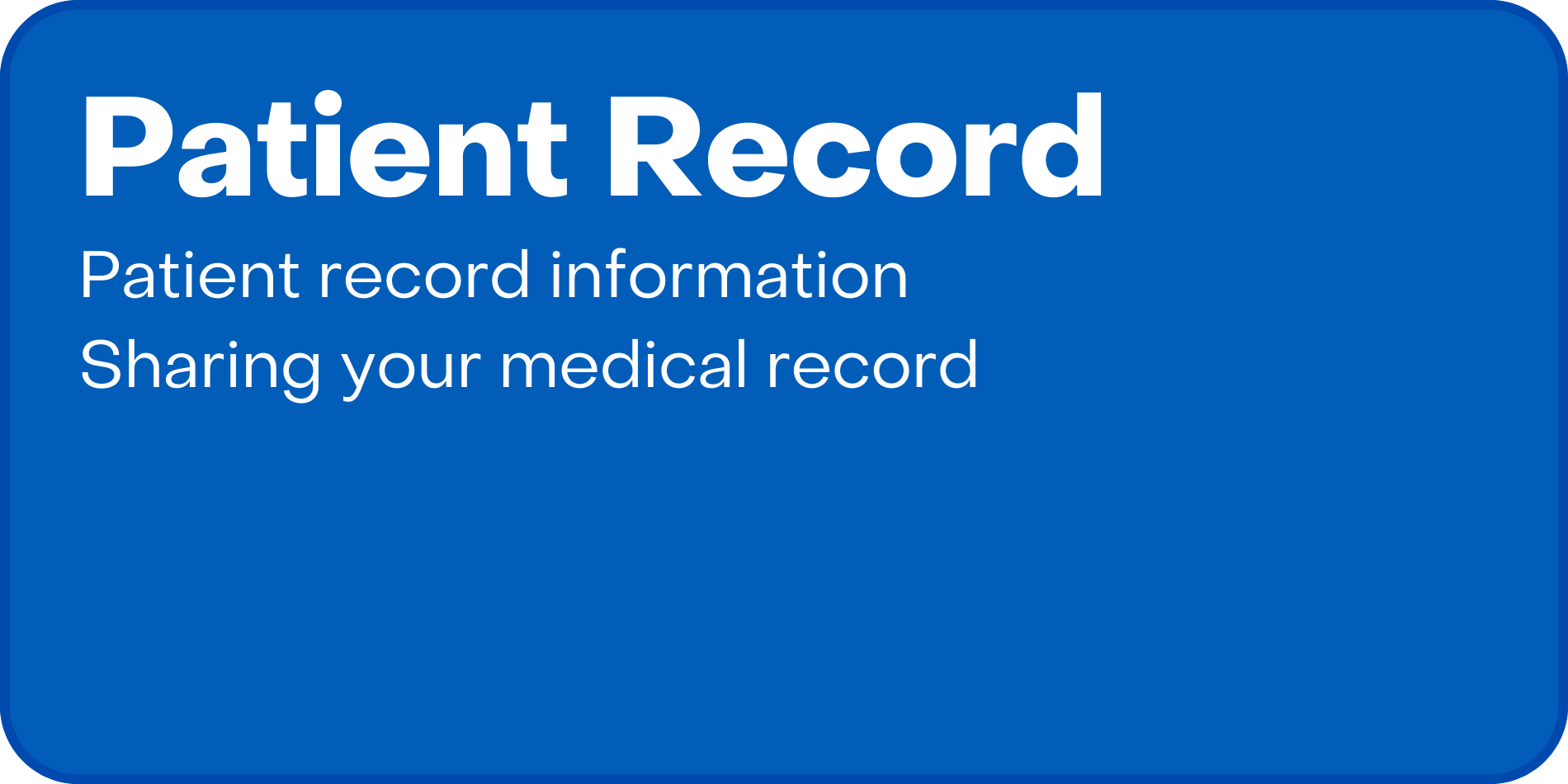 Patient Record
